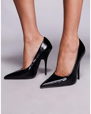 ASOS Poison Super High Heeled Court Shoes - Black