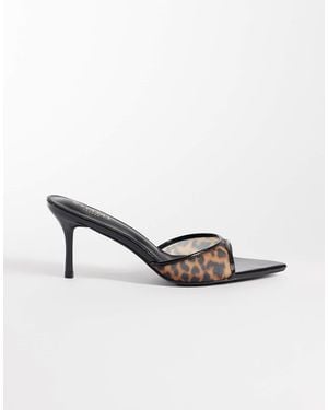 SIMMI Simmi London Wide Fit Jessyca Heeled Mules - Natural