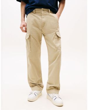Tommy Hilfiger Otis baggy Cargo Trousers - Natural