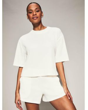KBX Knickerbox Bridal Naomi Waffle Short Set - White