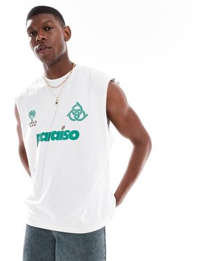 ASOS – oversize-tanktop - Weiß
