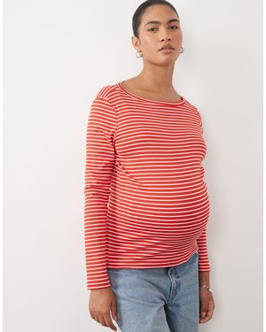 Mama.licious Mamalicious umstands-t-shirt mit langen ärmeln - Rot