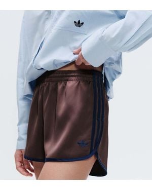 adidas Originals X Asos Three Stripe Sprinter Shorts - Blue