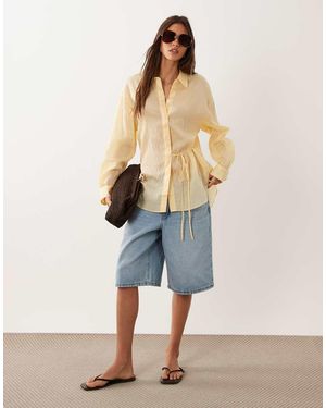Mango Camicia Allacciata - Neutro