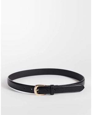 Mango Cintura Sottile Nera - Nero