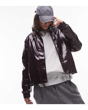 Rains Chaqueta Impermeable Con Cordón Ajustable 18040 Exclusiva En Asos De -Rojo