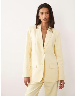 Vila – eleganter blazer - Natur