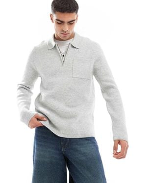 New Look Polo - Grigio
