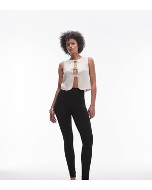 TOPSHOP High Waisted leggings - White