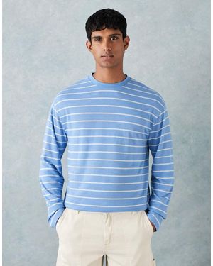 ASOS Relaxed Long Sleeve T-shirt - Blue