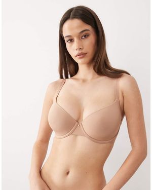 ASOS Fuller Bust Moulded T-Shirt Bra - Natural