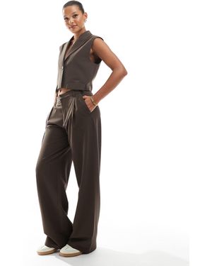 Pull&Bear – elegante hose - Braun