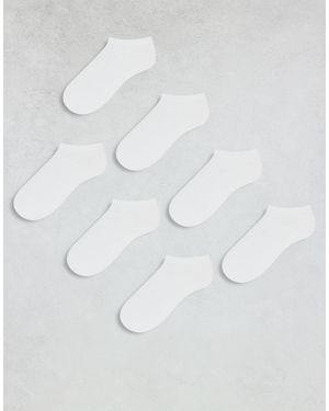 ASOS 7 Pack Sneaker Socks - White