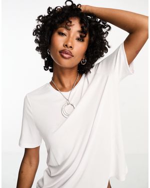 Object Premium Slinky Touch T-Shirt - White