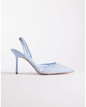 SIMMI Simmi London Ursula Slingback Heeled Shoes - Blue