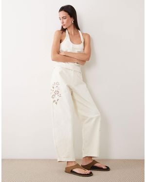Miss Selfridge – jeans - Natur