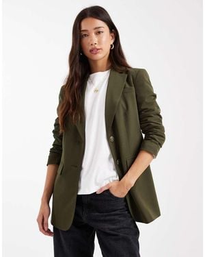 Miss Selfridge Oversized Blazer - Green