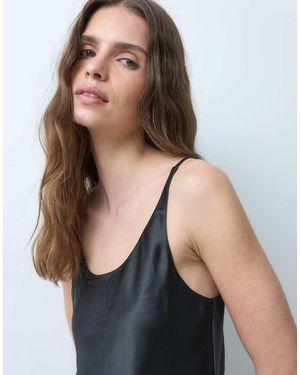 ASOS Camitop Met Lage Ronde Hals - Blauw