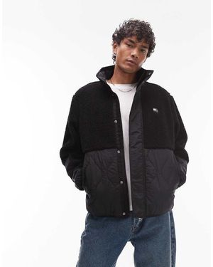 Tommy Hilfiger Teddy Fleece Jacket - Black