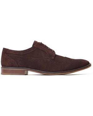 Base London Twain Brogue Shoe - Brown