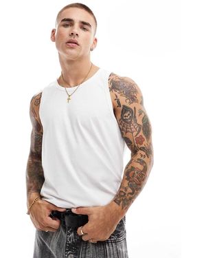 New Look Jersey Vest - White