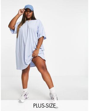 Pieces Plus Pieces curve - robe t-shirt courte - Blanc