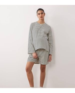 Mama.licious Mamalicious Maternity Tie Waist Jersey Shorts - White