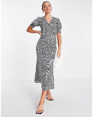Never Fully Dressed Puff Sleeve Maxi Dress - White