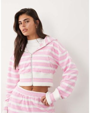 Kaiia Felpa Con Cappuccio Oversize - Rosa