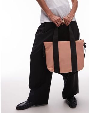 Rains Waterproof Tote Bag Micro Crossbody - Black