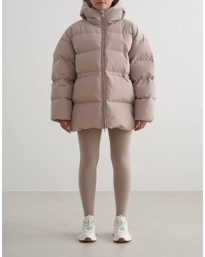 Aim'n Dark Clay Moment Puffer Jacket - Natural