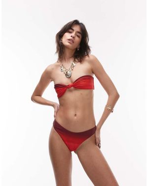 WeWoreWhat Scoop Bikini Bottoms - Red
