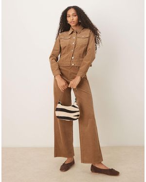 JJXX – tokyo – weit geschnittene cordhose - Natur