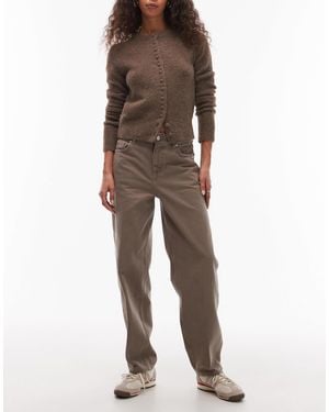 & Other Stories Slim Barrel Leg Jeans - Brown