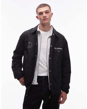 AllSaints Orbital Coach Jacket - Black
