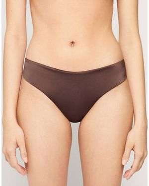 Tezenis Brazillian Bikini Bottoms - Brown