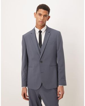 ASOS Slim Suit Jacket - Blue