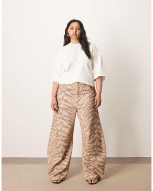 ARRANGE Curve Sydney Denim Barrel Leg Jean - Natural