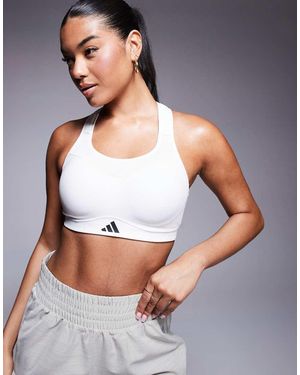 adidas Originals Adidas Training Strength High Support Sports Bra - Grey