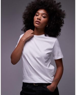 Mango Round Neck T-shirt - Purple