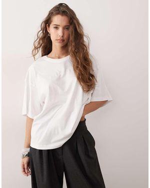 ARKET Camiseta Blanca Extragrande De - Blanco
