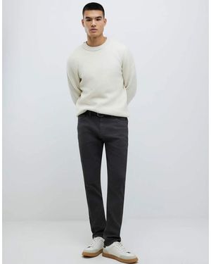 River Island Slim Fit Washed Jeans - White