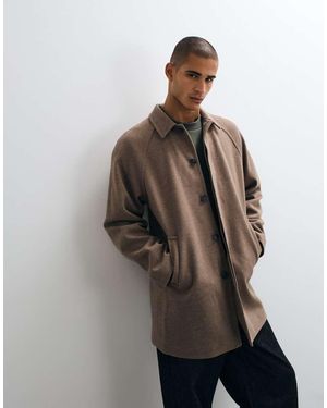 ASOS Wool Look Coat - Brown