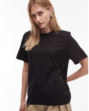 & Other Stories Relaxed Short Sleeve T-shirt - Black
