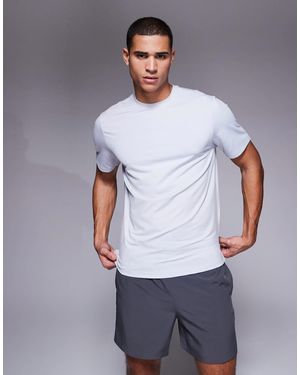 4505 Quick Dry Boxy Oversized Training T-shirt - White
