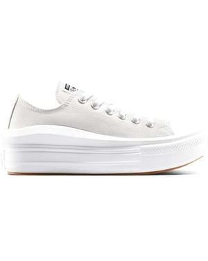 Converse Chuck Taylor All Star Move Platform Trainers - White