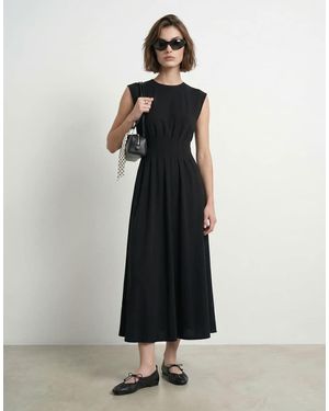 HYPEDROP Oria Vestito Senza Maniche A Girocollo - Nero