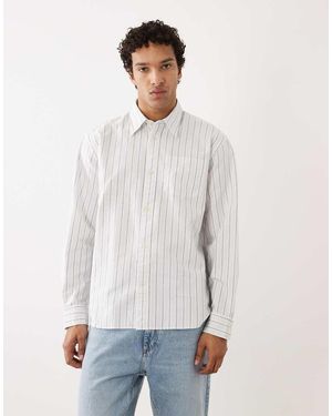 SELECTED 100% Cotton Long Sleeve Shirt - White