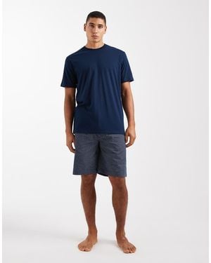 Only & Sons Shorts & T-shirt Pyjama Set - Blue