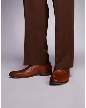 River Island Leather Brogue Shoes - Brown